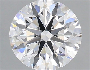 Picture of Lab Grown Diamond 1.08 Carats, Round with Excellent Cut, E Color, VVS2 Clarity and Certified by IGI