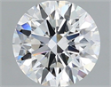 Lab Grown Diamond 1.08 Carats, Round with Ideal Cut, E Color, VVS2 Clarity and Certified by IGI