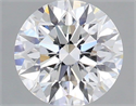 Lab Grown Diamond 1.09 Carats, Round with Excellent Cut, D Color, VS1 Clarity and Certified by IGI