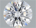 Lab Grown Diamond 1.08 Carats, Round with Ideal Cut, D Color, VVS2 Clarity and Certified by IGI
