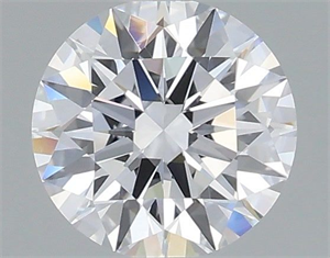 Picture of Lab Grown Diamond 1.08 Carats, Round with Ideal Cut, D Color, VVS2 Clarity and Certified by IGI