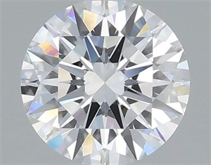 Picture of Lab Grown Diamond 1.08 Carats, Round with Excellent Cut, D Color, VVS2 Clarity and Certified by IGI