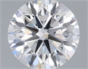 Lab Grown Diamond 1.08 Carats, Round with Excellent Cut, D Color, VVS2 Clarity and Certified by IGI