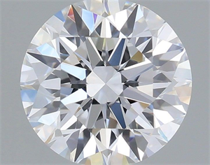 Picture of Lab Grown Diamond 1.08 Carats, Round with Ideal Cut, D Color, VVS2 Clarity and Certified by IGI