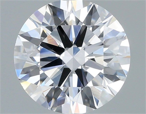 Picture of Lab Grown Diamond 1.08 Carats, Round with Ideal Cut, D Color, VVS2 Clarity and Certified by IGI