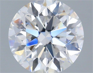 Picture of Lab Grown Diamond 1.08 Carats, Round with Very Good Cut, D Color, VVS2 Clarity and Certified by IGI