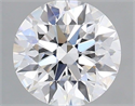 Lab Grown Diamond 1.08 Carats, Round with Excellent Cut, D Color, VS1 Clarity and Certified by IGI