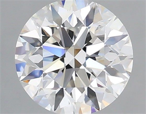 Picture of Lab Grown Diamond 1.08 Carats, Round with Excellent Cut, E Color, VS1 Clarity and Certified by IGI