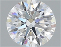 Lab Grown Diamond 1.08 Carats, Round with Excellent Cut, E Color, VS1 Clarity and Certified by IGI