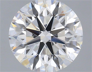 Picture of Lab Grown Diamond 1.09 Carats, Round with Excellent Cut, E Color, VVS2 Clarity and Certified by IGI