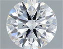 Lab Grown Diamond 1.09 Carats, Round with Ideal Cut, E Color, VVS2 Clarity and Certified by IGI
