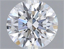 Lab Grown Diamond 1.05 Carats, Round with Ideal Cut, E Color, IF Clarity and Certified by IGI