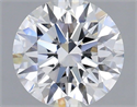 Lab Grown Diamond 1.23 Carats, Round with Ideal Cut, D Color, VS1 Clarity and Certified by IGI