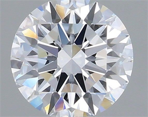 Picture of Lab Grown Diamond 1.02 Carats, Round with Excellent Cut, D Color, VVS1 Clarity and Certified by IGI