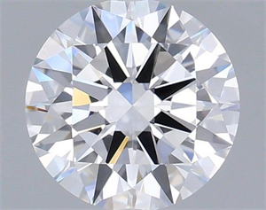 Picture of Lab Grown Diamond 1.02 Carats, Round with Excellent Cut, D Color, VVS1 Clarity and Certified by IGI