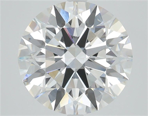 Picture of Lab Grown Diamond 1.55 Carats, Round with Excellent Cut, D Color, VVS1 Clarity and Certified by IGI