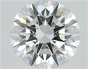 Lab Grown Diamond 1.00 Carats, Round with Ideal Cut, D Color, VVS2 Clarity and Certified by IGI