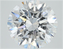 Lab Grown Diamond 1.05 Carats, Round with Ideal Cut, E Color, VVS2 Clarity and Certified by IGI