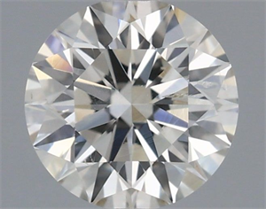 Picture of Natural Diamond 0.40 Carats, Round with Excellent Cut, I Color, SI2 Clarity and Certified by IGI