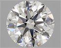 Natural Diamond 3.00 Carats, Round with Excellent Cut, I Color, VS2 Clarity and Certified by GIA