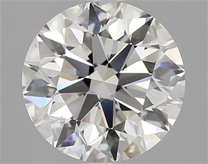 Picture of Natural Diamond 3.00 Carats, Round with Excellent Cut, I Color, VS2 Clarity and Certified by GIA