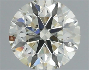 Picture of Natural Diamond 0.58 Carats, Round with Excellent Cut, J Color, SI2 Clarity and Certified by IGI