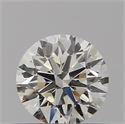 Natural Diamond 0.40 Carats, Round with Excellent Cut, I Color, VVS2 Clarity and Certified by IGI