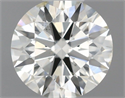 Natural Diamond 0.55 Carats, Round with Excellent Cut, H Color, SI1 Clarity and Certified by IGI