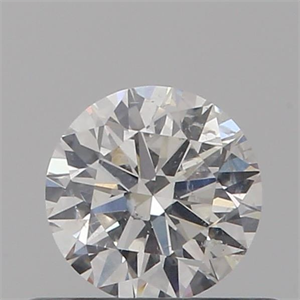 Picture of Natural Diamond 0.40 Carats, Round with Excellent Cut, F Color, SI2 Clarity and Certified by IGI
