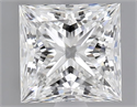Natural Diamond 1.50 Carats, Princess with  Cut, G Color, VS1 Clarity and Certified by GIA