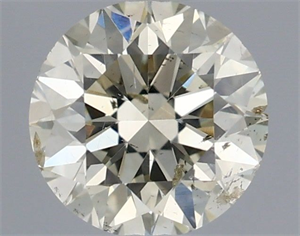 Picture of Natural Diamond 0.51 Carats, Round with Excellent Cut, L Color, SI2 Clarity and Certified by IGI