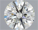 Natural Diamond 0.70 Carats, Round with Excellent Cut, J Color, VS1 Clarity and Certified by IGI