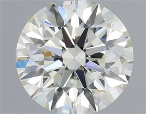 Picture of Natural Diamond 0.70 Carats, Round with Excellent Cut, J Color, VS1 Clarity and Certified by IGI