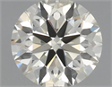 Natural Diamond 0.73 Carats, Round with Excellent Cut, K Color, VS1 Clarity and Certified by IGI