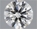 Natural Diamond 0.70 Carats, Round with Excellent Cut, I Color, SI1 Clarity and Certified by IGI
