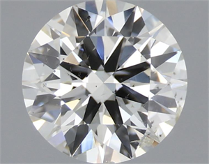 Picture of Natural Diamond 0.70 Carats, Round with Excellent Cut, I Color, SI1 Clarity and Certified by IGI