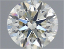 Natural Diamond 0.73 Carats, Round with Excellent Cut, K Color, VS1 Clarity and Certified by IGI