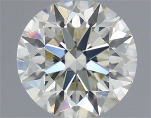 Picture of Natural Diamond 0.73 Carats, Round with Excellent Cut, K Color, VS1 Clarity and Certified by IGI