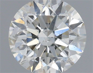 Picture of Natural Diamond 0.70 Carats, Round with Excellent Cut, H Color, SI2 Clarity and Certified by IGI