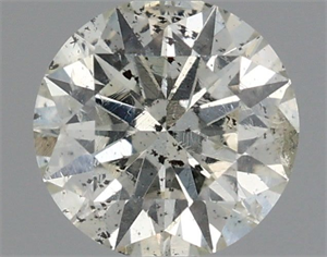 Picture of Natural Diamond 0.50 Carats, Round with Excellent Cut, J Color, I1 Clarity and Certified by IGI