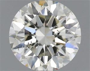 Picture of Natural Diamond 0.50 Carats, Round with Excellent Cut, J Color, SI2 Clarity and Certified by IGI