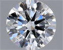 Lab Grown Diamond 1.51 Carats, Round with Ideal Cut, D Color, VS1 Clarity and Certified by IGI