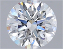 Lab Grown Diamond 1.21 Carats, Round with Ideal Cut, D Color, VVS1 Clarity and Certified by IGI