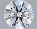 Lab Grown Diamond 1.23 Carats, Round with Ideal Cut, D Color, VVS1 Clarity and Certified by IGI