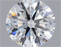 Lab Grown Diamond 1.23 Carats, Round with Ideal Cut, D Color, VS1 Clarity and Certified by IGI