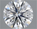 Lab Grown Diamond 1.04 Carats, Round with Ideal Cut, E Color, IF Clarity and Certified by IGI