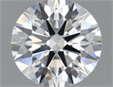 Lab Grown Diamond 1.29 Carats, Round with Ideal Cut, E Color, VVS1 Clarity and Certified by IGI