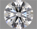 Lab Grown Diamond 1.24 Carats, Round with Ideal Cut, F Color, VVS1 Clarity and Certified by IGI