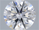 Lab Grown Diamond 1.07 Carats, Round with Ideal Cut, D Color, VVS1 Clarity and Certified by IGI