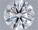 Lab Grown Diamond 1.02 Carats, Round with Ideal Cut, D Color, VVS1 Clarity and Certified by IGI